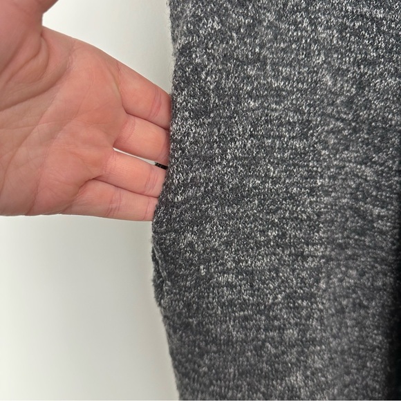 Eileen Fisher Open Cardigan Size Medium Gray Wool Cashmere Blend Wardrobe Staple - Picture 3 of 7